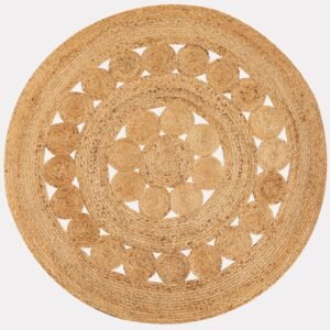handwoven designer jute rug